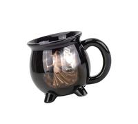 TSMORY Taza de café con temática de elaboración de brujas con diseño de caldero, resinas, taza de bebidas calientes, accesorios de cocina multiusos, taza de caldero de bruja de Halloween, taza de café
