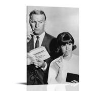 TSNKNP Actor Don Porter and Sally Field Póster Pintura Decorativa Lienzo Arte de Pared Salón Dormitorio Pintura Arte de Pared Impresión de Arte de Pared Impresión Moderna Habitación Familiar 24 x 36