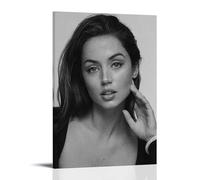 TSNKNP Ana De Armas Actor Póster Pintura Decorativa Lienzo Arte Mural Salón Póster Dormitorio Pintura, Arte de Pared Impresión de Imagen Moderna Decoración de Habitación Familiar 08 x 12 Pulgadas (20