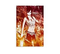 TSNKNP Anime Fairy Tail Erza Scarlet Póster Pintura Decorativa Lienzo Arte de Pared Salón Póster Dormitorio Pintura, Arte de Pared Impresión de Imagen Moderna Decoración de Habitación Familiar 08 x 12