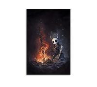 TSNKNP Anime Hollow Knight Fan Art Poster Pintura Decorativa Lienzo Arte Mural Salón Póster Dormitorio Pintura, Arte de Pared Impresión de Imagen Moderna Decoración de Habitación Familiar 08 x 12