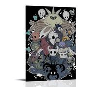 TSNKNP Anime Hollow Knight Fanart Póster Pintura Decorativa Lienzo Arte de Pared Salón Póster Dormitorio Pintura, Arte de Pared Impresión de Imagen Moderna Decoración de Habitación Familiar 20 x 30