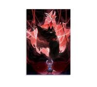 TSNKNP Anime Hollow Knight Póster Pintura Decorativa Lienzo Arte de Pared Salón Póster Dormitorio Pintura, Arte de Pared Impresión de Imagen Moderna Decoración de Habitación Familiar 08 x 12 Pulgadas