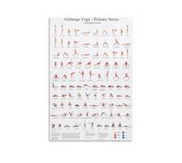 TSNKNP Ashtanga Serie Primaria Póster de Yoga Pintura Decorativa Lienzo Arte de Pared Salón Póster Dormitorio Pintura, Arte de Pared Impresión de Imagen Moderna Decoración de Habitación Familiar 30 x
