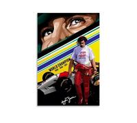 TSNKNP Ayrton Senna Póster Pintura Decorativa Lienzo Arte de Pared Salón Póster Dormitorio Pintura, Arte de Pared Impresión de Imagen Moderna Decoración de Habitación Familiar 20 x 30 Pulgadas (50 x
