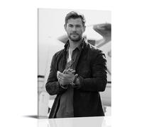 TSNKNP Chris Hemsworth Actress Póster Pintura Decorativa Lienzo Arte de Pared Salón Póster Dormitorio Pintura, Arte de Pared Impresión de Imagen Moderna Decoración de Habitación Familiar 08 x 12