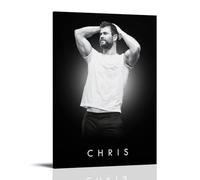 TSNKNP Chris Hemsworth Película Estrella Póster Pintura Decorativa Lienzo Arte de Pared Salón Póster Dormitorio Pintura, Arte de Pared Impresión de Imagen Moderna Decoración de Habitación Familiar 24