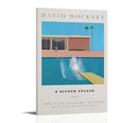 TSNKNP David Hockney A Bigger Splash Art (2) Póster Pintura Decorativa Lienzo Arte Mural Salón Póster Dormitorio Pintura, Arte de Pared Impresión de Imagen Moderna Decoración de Habitación Familiar 20