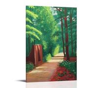 TSNKNP David Hockney Paisajes Póster Arte Pintura Decorativa Lienzo Arte Mural Salón Póster Dormitorio Pintura, Arte de Pared Impresión de Imagen Moderna Decoración de Habitación Familiar 40 x 60 cm