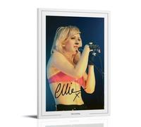 TSNKNP ELLIE GOULDING SIGNED Póster Pintura Decorativa Lienzo Arte de Pared Salón Póster Dormitorio Pintura, Arte de Pared Impresión de Imagen Moderna Decoración de Habitación Familiar 20 x 30