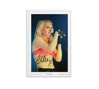 TSNKNP ELLIE GOULDING SIGNED Póster Pintura Decorativa Lienzo Arte de Pared Salón Póster Dormitorio Pintura, Arte de Pared Impresión de Imagen Moderna Decoración de Habitación Familiar 40 x 60 cm (40