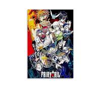 TSNKNP Fairy Tail Póster de Anime Pintura Decorativa Lienzo Arte de Pared Salón Póster Dormitorio Pintura, Arte de Pared Impresión de Imagen Moderna Decoración de Habitación Familiar 08 x 12 Pulgadas