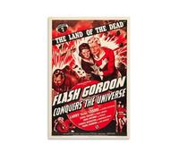 TSNKNP Flash Gordon Póster de película de ciencia ficción pintura decorativa lienzo arte de pared sala de estar póster dormitorio pintura, arte de pared impresión de imagen moderna decoración de