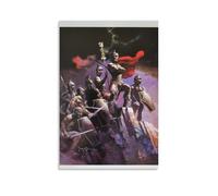 TSNKNP Frank Frazetta Póster Novela Pintura Decorativa Lienzo Arte de Pared Salón Póster Dormitorio Pintura, Arte de Pared Impresión de Imagen Moderna Decoración de Habitación Familiar 40 x 60 cm (40