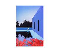 TSNKNP Hiroshi Nagai Art Poster Pintura Decorativa Lienzo Arte de Pared Salón Póster Dormitorio Pintura, Arte de Pared Impresión de Imagen Moderna Decoración de Habitación Familiar 08 x 12 Pulgadas