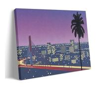 TSNKNP Hiroshi Nagai City Póster Pintura Decorativa Lienzo Arte de Pared Salón Póster Dormitorio Pintura, Arte de Pared Impresión de Imagen Moderna Decoración de Habitación Familiar 24 x 36 Pulgadas