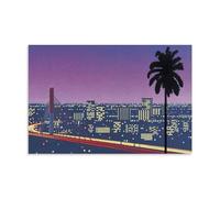 TSNKNP Hiroshi Nagai City Póster Pintura Decorativa Lienzo Arte de Pared Salón Póster Dormitorio Pintura, Arte de Pared Impresión de Imagen Moderna Decoración de Habitación Familiar 30 x 45 cm