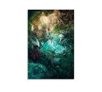 TSNKNP Hollow Knight Anime (2) Póster Pintura Decorativa Lienzo Arte de Pared Salón Póster Dormitorio Pintura, Arte de Pared Impresión de Imagen Moderna Decoración de Habitación Familiar 20 x 30
