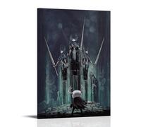 TSNKNP Hollow Knight Anime Art Poster Pintura Decorativa Lienzo Arte Mural Salón Póster Dormitorio Pintura, Arte de Pared Impresión de Imagen Moderna Decoración de Habitación Familiar 08 x 12 Pulgadas