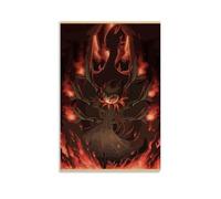 TSNKNP Hollow Knight Anime Póster Vintage Pintura Decorativa Lienzo Arte de Pared Salón Póster Dormitorio Pintura, Arte de Pared Impresión de Imagen Moderna Decoración de Habitación Familiar 30 x 45