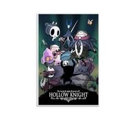 TSNKNP Hollow Knight Póster de Anime Clásico Pintura Decorativa Lienzo Arte de Pared Salón Póster Dormitorio Pintura, Arte de Pared Impresión de Imagen Moderna Decoración de Habitación Familiar 24 x