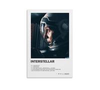 TSNKNP Interstellar - Póster minimalista decorativo en lienzo, arte de pared, para sala de estar, dormitorio, pintura artística de pared, impresión moderna para decoración de habitación familiar, 30 x