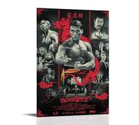 TSNKNP JEAN CLAUDE VAN DAMME Póster Pintura Decorativa Lienzo Arte de Pared Salón Póster Dormitorio Pintura, Arte de Pared Impresión de Imagen Moderna Decoración de Habitación Familiar 08 x 12