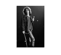 TSNKNP Jim Morrison Póster en blanco y negro pintura decorativa lienzo arte de pared sala de estar póster dormitorio pintura, arte de pared impresión de imagen moderna decoración de habitación