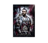 TSNKNP Maximus Gladiator Película Arte Póster Pintura Decorativa Lienzo Arte Mural Salón Póster Dormitorio Pintura, Arte de Pared Impresión de Imagen Moderna Decoración de Habitación Familiar 24 x 36