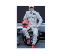 TSNKNP Michael Schumacher Póster Arte Pintura Decorativa Lienzo Arte de Pared Salón Póster Dormitorio Pintura, Arte de Pared Impresión de Imagen Moderna Decoración de Habitación Familiar 08 x 12