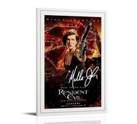 TSNKNP Milla Jovovich Póster Firmado Pintura Decorativa Lienzo Arte de Pared Salón Póster Dormitorio Pintura, Arte de Pared Impresión de Imagen Moderna Decoración de Habitación Familiar 30 x 45 cm (30