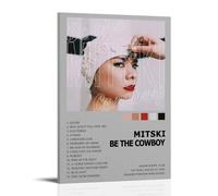TSNKNP Mitski Album Be The Cowboy Poster Pintura Decorativa Lienzo Arte de Pared Salón Póster Dormitorio Pintura, Arte de Pared Impresión de Imagen Moderna Decoración de Habitación Familiar 24 x 36