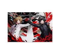 TSNKNP Persona 5 Akechi Akira Póster Pintura Decorativa Lienzo Arte de Pared Salón Póster Dormitorio Pintura, Arte de Pared Impresión de Imagen Moderna Decoración de Habitación Familiar 24 x 36