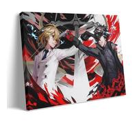 TSNKNP Persona 5 Akechi Akira Póster Pintura Decorativa Lienzo Arte de Pared Salón Póster Dormitorio Pintura, Arte de Pared Impresión de Imagen Moderna Decoración de Habitación Familiar 20 x 30