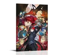 TSNKNP Persona 5 Póster de imagen de dibujos animados reales pintura decorativa lienzo arte de pared sala de estar póster dormitorio pintura, arte de pared impresión de imagen moderna decoración de