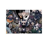 TSNKNP Póster de dibujos animados Hollow Knight Pintura Decorativa Lienzo Arte de Pared Sala de Estar Póster Dormitorio Pintura, Arte de Pared Impresión de Imagen Moderna Decoración de Habitación