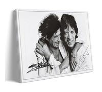 TSNKNP Póster de MICK JAGGER & KEITH RICHARDS Old SIGNED Pintura Decorativa Lienzo Arte de Pared Salón Póster Dormitorio Pintura, Arte de Pared Impresión de Imagen Moderna Decoración de Habitación