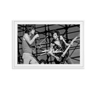 TSNKNP Póster de MICK JAGGER & KEITH RICHARDS SIGNED Pintura Decorativa Lienzo Arte de Pared Salón Póster Dormitorio Pintura, Arte de Pared Impresión de Imagen Moderna Decoración de Habitación
