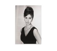 TSNKNP Póster de película retro nostálgica Actor Sophia_ Loren Pintura Decorativa Lienzo Arte de Pared Salón Póster Dormitorio Pintura, Arte de Pared Impresión de Imagen Moderna Decoración de
