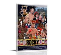 TSNKNP Póster de película Rocky Balboa Pintura Decorativa Lienzo Arte de Pared Salón Póster Dormitorio Pintura, Arte de Pared Impresión de Imagen Moderna Decoración de Habitación Familiar 08 x 12