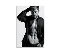 TSNKNP Póster de Star Chris Hemsworth Pintura Decorativa Lienzo Arte de Pared Salón Póster Dormitorio Pintura, Arte de Pared Impresión de Imagen Moderna Decoración de Habitación Familiar 30 x 45 cm