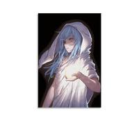 TSNKNP Rimuru Tempest Slime Póster Pintura Decorativa Lienzo Arte de Pared Salón Póster Dormitorio Pintura, Arte de Pared Impresión de Imagen Moderna Decoración de Habitación Familiar 30 x 45 cm