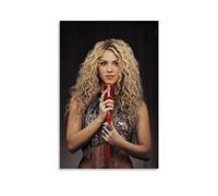 TSNKNP Shakira Singer Fanart Póster Pintura Decorativa Lienzo Arte de Pared Salón Póster Dormitorio Pintura, Arte de Pared Impresión de Imagen Moderna Decoración de Habitación Familiar 30 x 45 cm (30