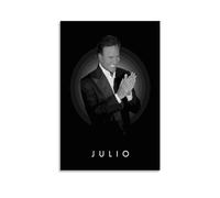 TSNKNP Singer Julio Iglesias Póster Pintura Decorativa Lienzo Arte de Pared Salón Póster Dormitorio Pintura, Arte de Pared Impresión de Imagen Moderna Decoración de Habitación Familiar 40 x 60 cm (40