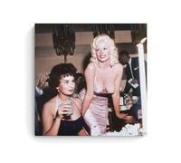 TSNKNP SOPHIA LOREN JAYNE MANSFIELD Póster Pintura Decorativa Lienzo Arte de Pared Salón Póster Dormitorio Pintura, Arte de Pared Impresión de Imagen Moderna Decoración de Habitación Familiar 28 x 28