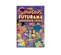 TSNKNP The Simpsons Futurama Póster Pintura Decorativa Lienzo Arte de Pared Salón Póster Dormitorio Pintura, Arte de Pared Impresión de Imagen Moderna Decoración de Habitación Familiar 30 x 45 cm