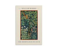 TSNKNP William Morris The Birmingham Museo Póster Pintura Decorativa Lienzo Arte de Pared Sala de Estar Póster Dormitorio Pintura, Arte de Pared Impresión de Imagen Moderna Decoración de Habitación