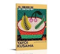TSNKNP Yayoi Kusama 1960 Póster Pintura Decorativa Lienzo Arte de Pared Salón Póster Dormitorio Pintura, Arte de Pared Impresión de Imagen Moderna Decoración de Habitación Familiar 30 x 45 cm (30 x 45