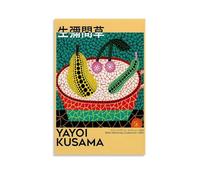 TSNKNP Yayoi Kusama 1960 Póster Pintura Decorativa Lienzo Arte de Pared Salón Póster Dormitorio Pintura, Arte de Pared Impresión de Imagen Moderna Decoración de Habitación Familiar 08 x 12 Pulgadas