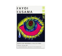 TSNKNP YAYOI KUSAMA Póster de Tear Pintura Decorativa Lienzo Arte de Pared Salón Póster Dormitorio Pintura, Arte de Pared Impresión de Imagen Moderna Decoración de Habitación Familiar 30 x 45 cm (30 x